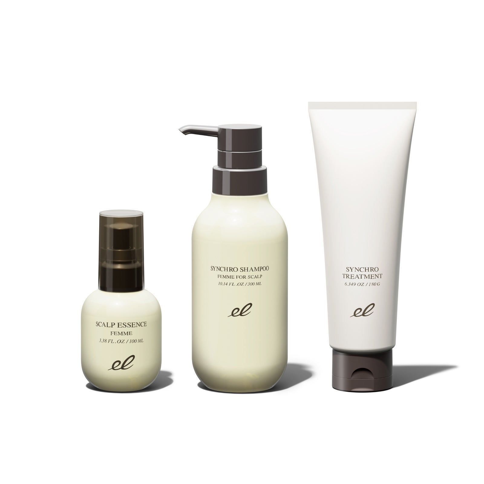 薬用スカルプエッセンス ファム、シンクロシャンプー ファム FOR SCALP、シンクロトリートメント