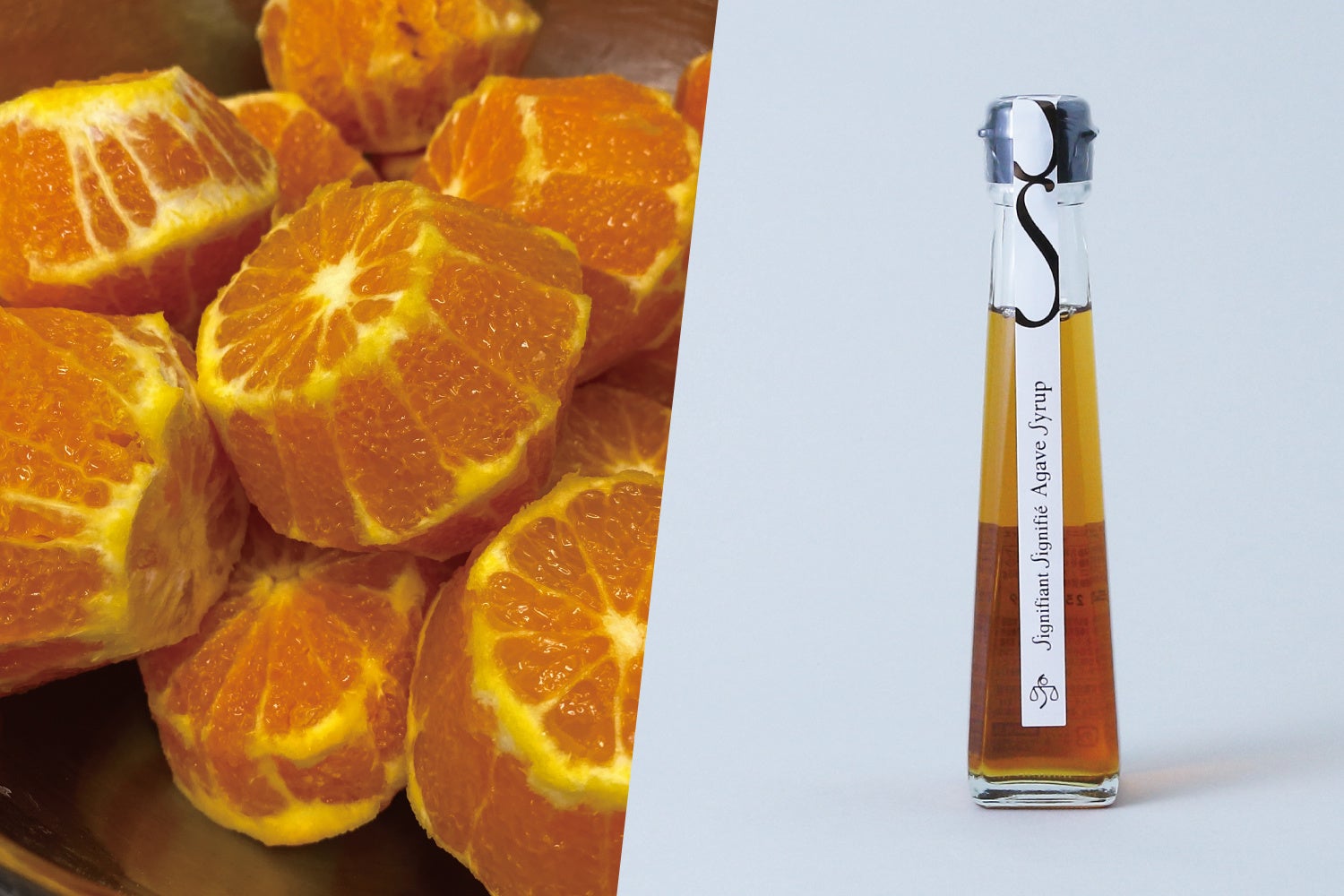 「春峰」果肉  ・低GI値食品の100％有機「アガベシロップ」