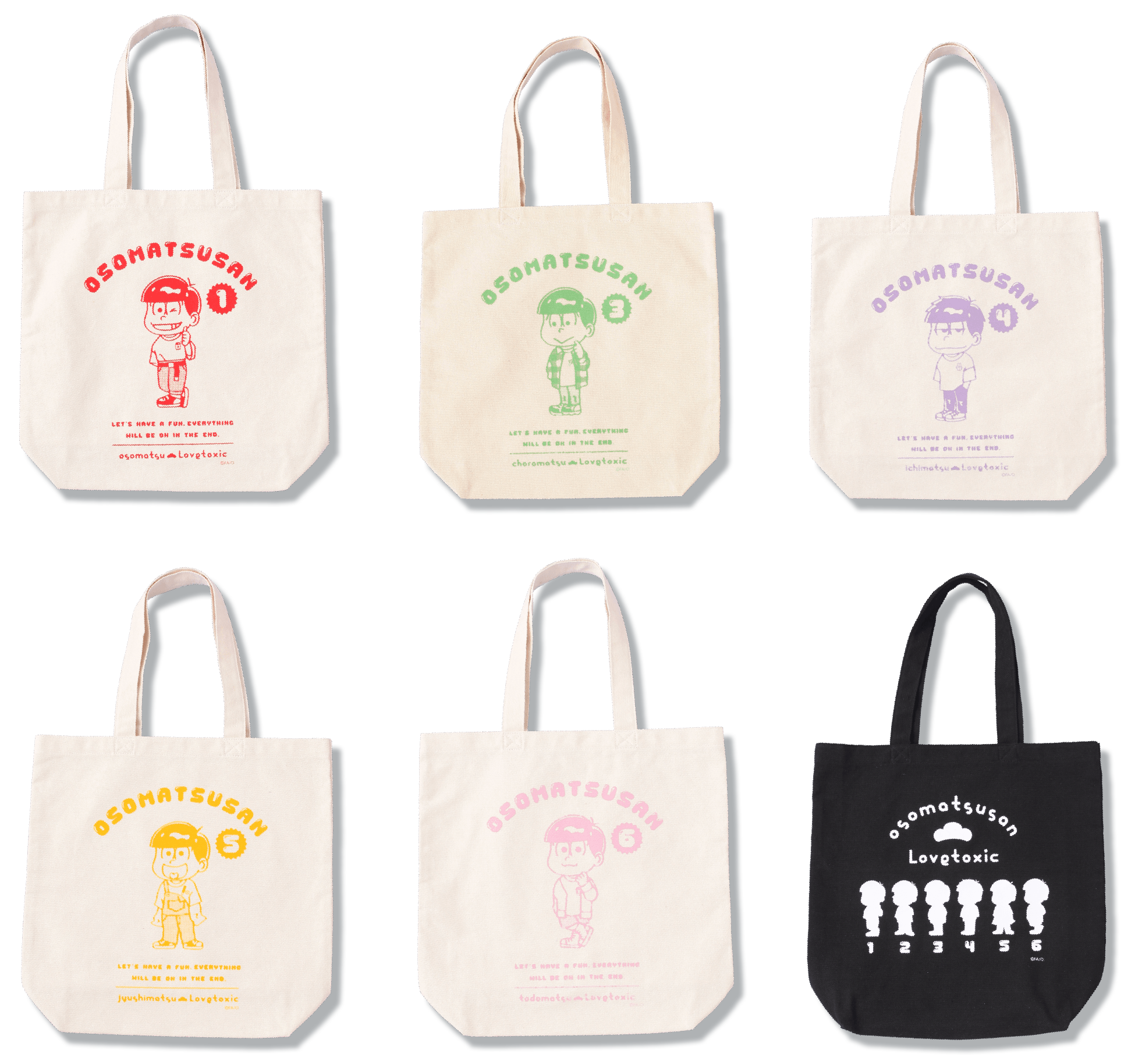 おそ松さん」×ラブトキシックのコラボアイテム、先行予約販売