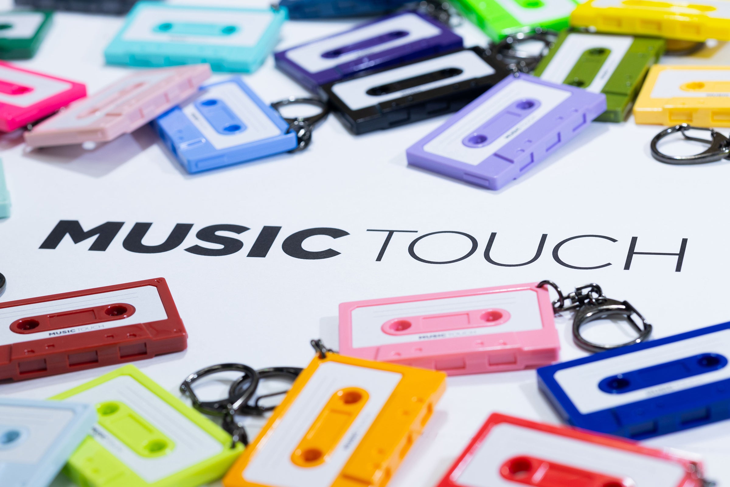 ミュージックキーチェーン「MUSIC TOUCH」、新色20色を含む全25