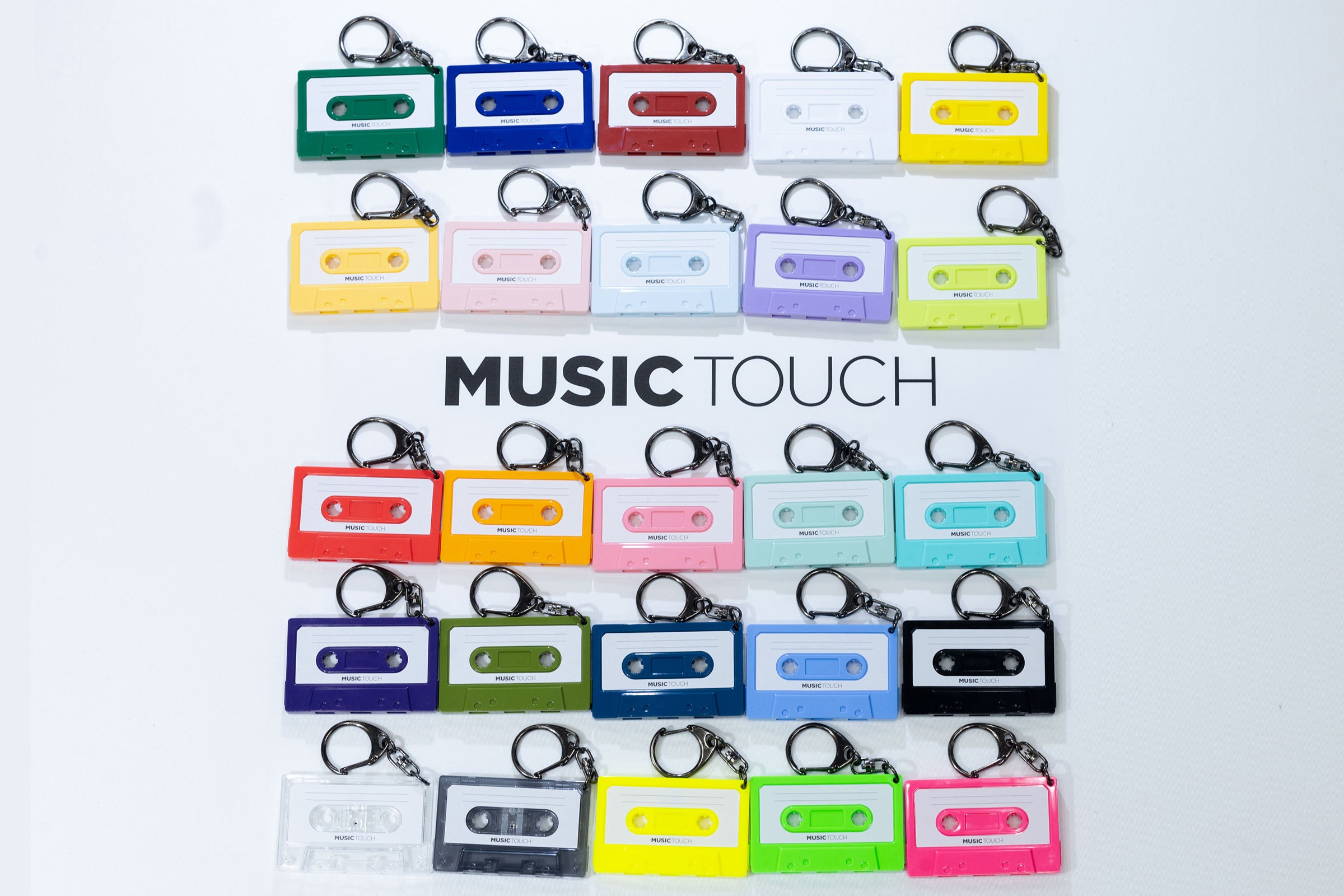 ミュージックキーチェーン「MUSIC TOUCH」、新色20色を含む全25