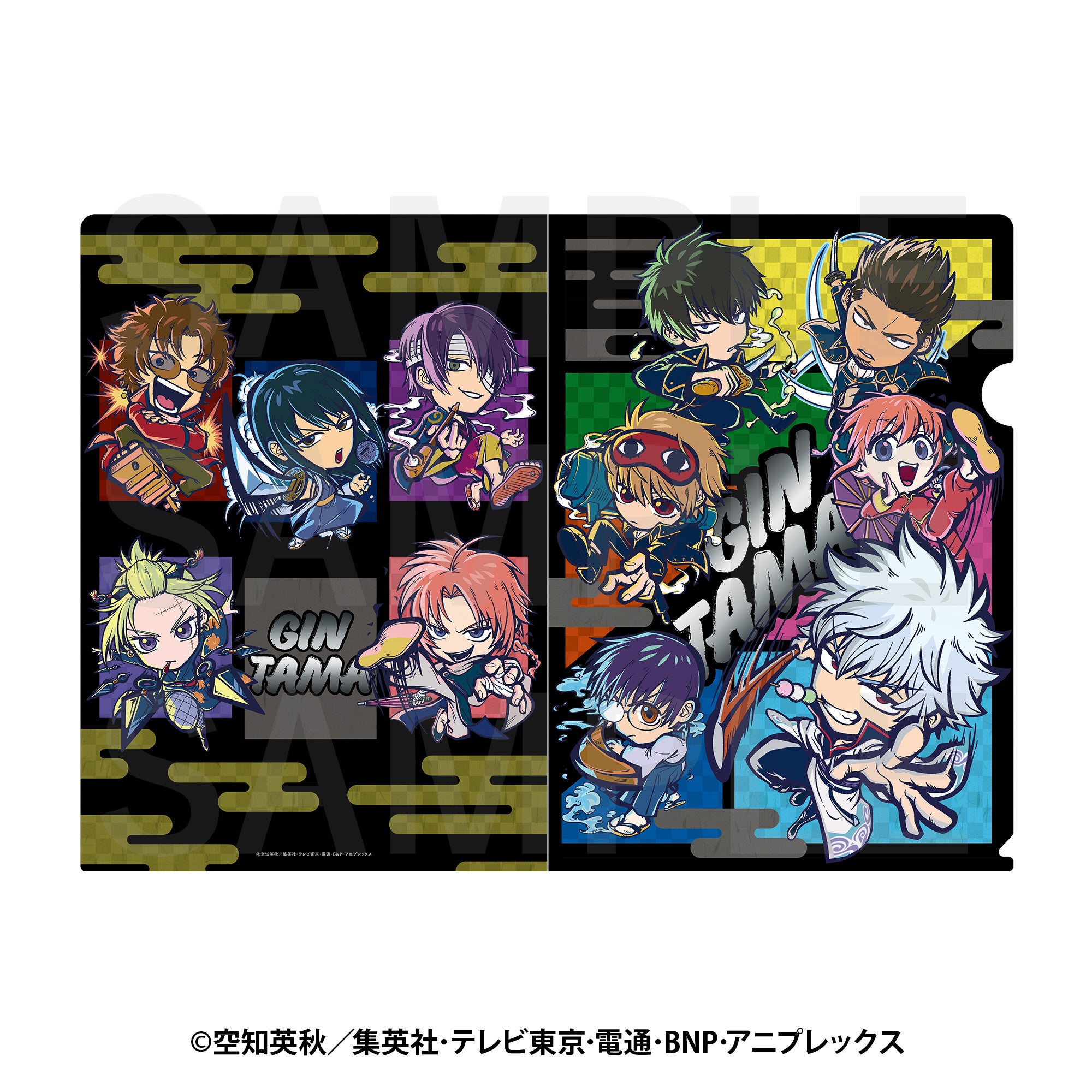 銀魂　earth コラボ 缶バッジ　不織布バッグ　クリアファイル　イラストセット 銀魂 earth コラボ 缶バッジ 不織布バッグ クリアファイル