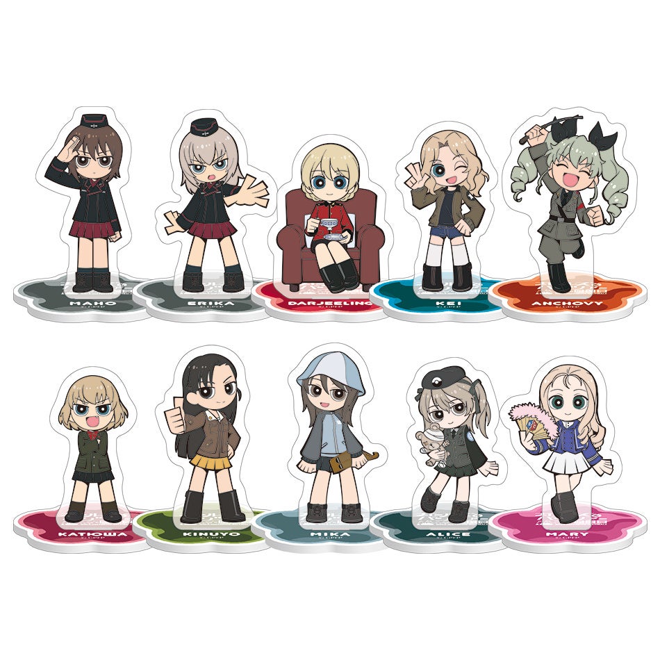 ガールズ&パンツァー　クリアファイル　コラボ ガールズ&パンツァー最終章×セガコラボカフェ A4クリアファイル