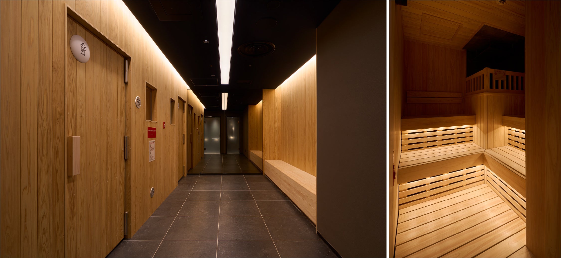 サウナにはととのうためのアイスルームも完備