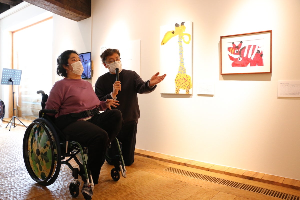 「わたしがつくる森陽香美術館」展ギャラリートーク (はじまりの美術館)