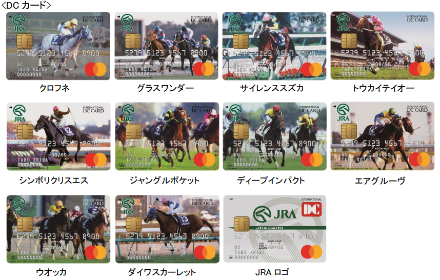 三菱UFJニコス、JRAとの提携カードで新デザインを追加 世界最強馬