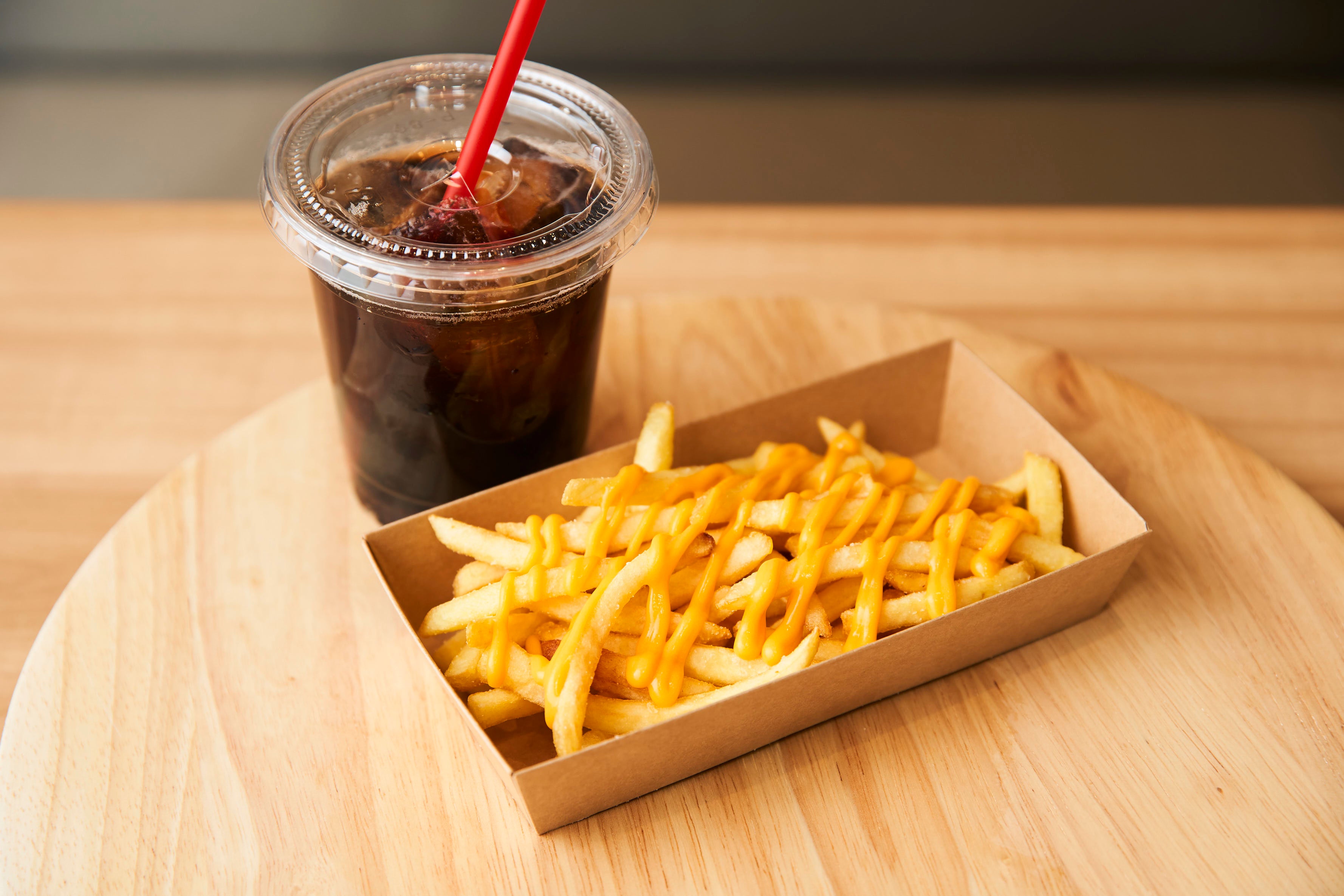 「セットメニュー　ドリンクSサイズ＋チーズフライSサイズ」