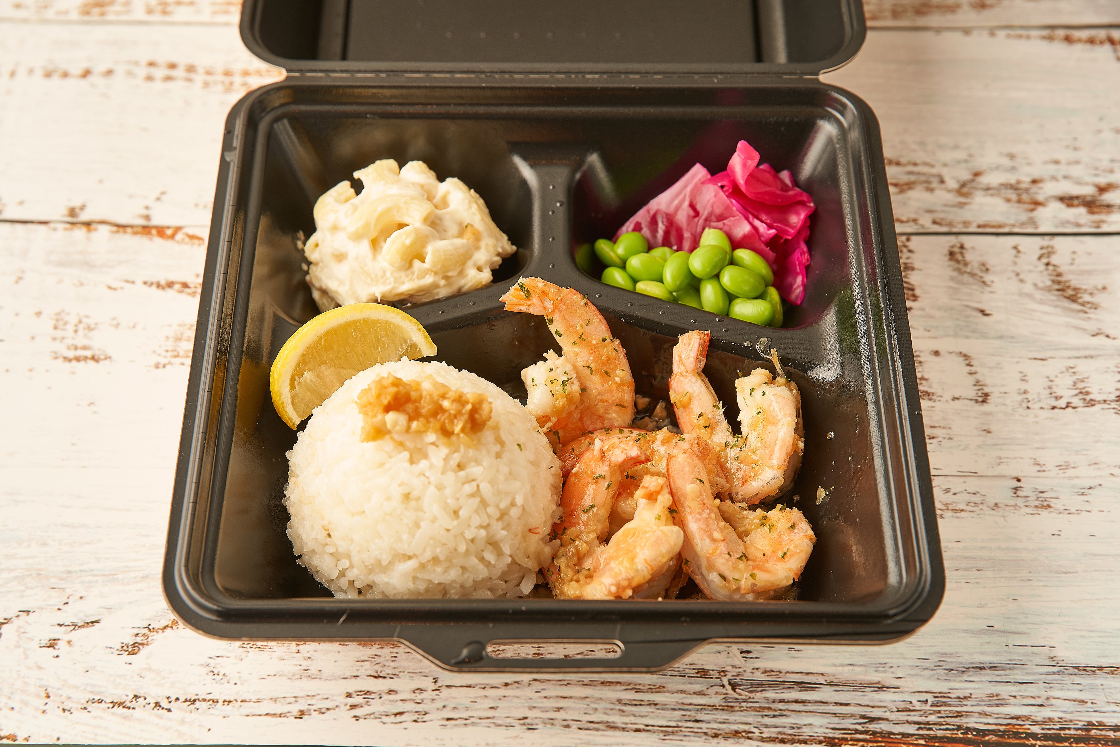 「バターガーリックシュリンプ」5尾・850円／8尾・1,250円