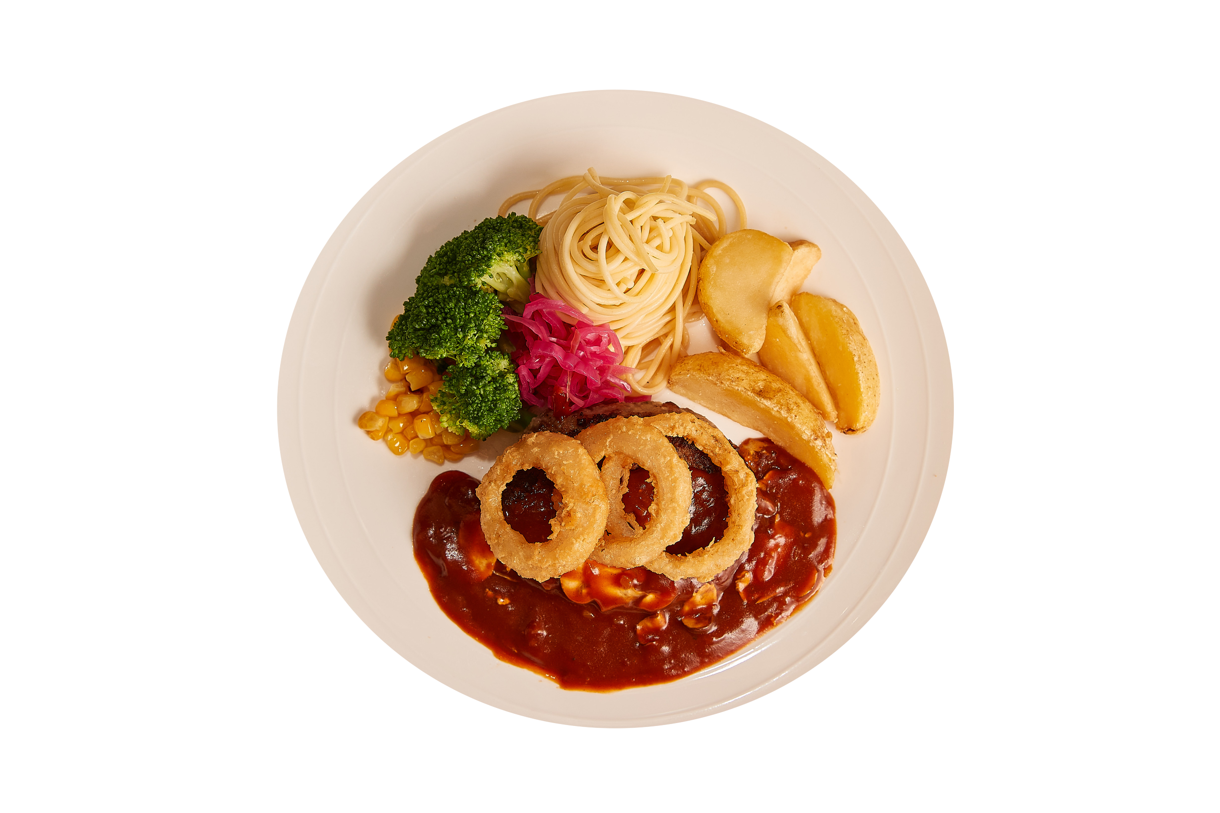 デミグラスバーグ 1,690円（ドリンクバー付き）