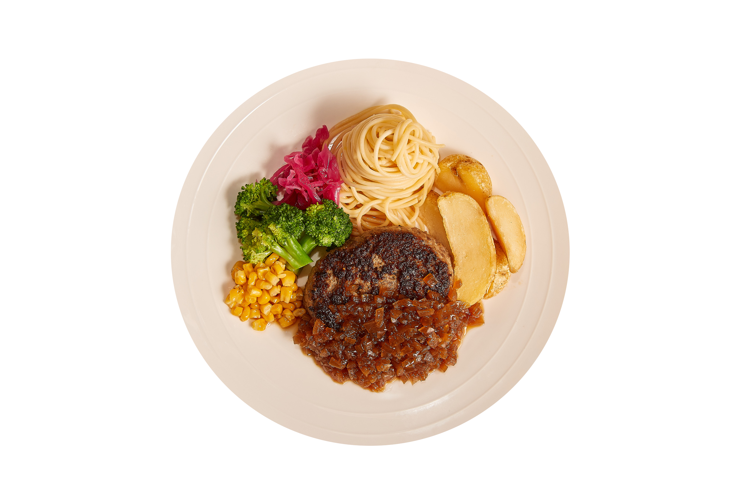 オニオンバーグ 1,590円（ドリンクバー付き）