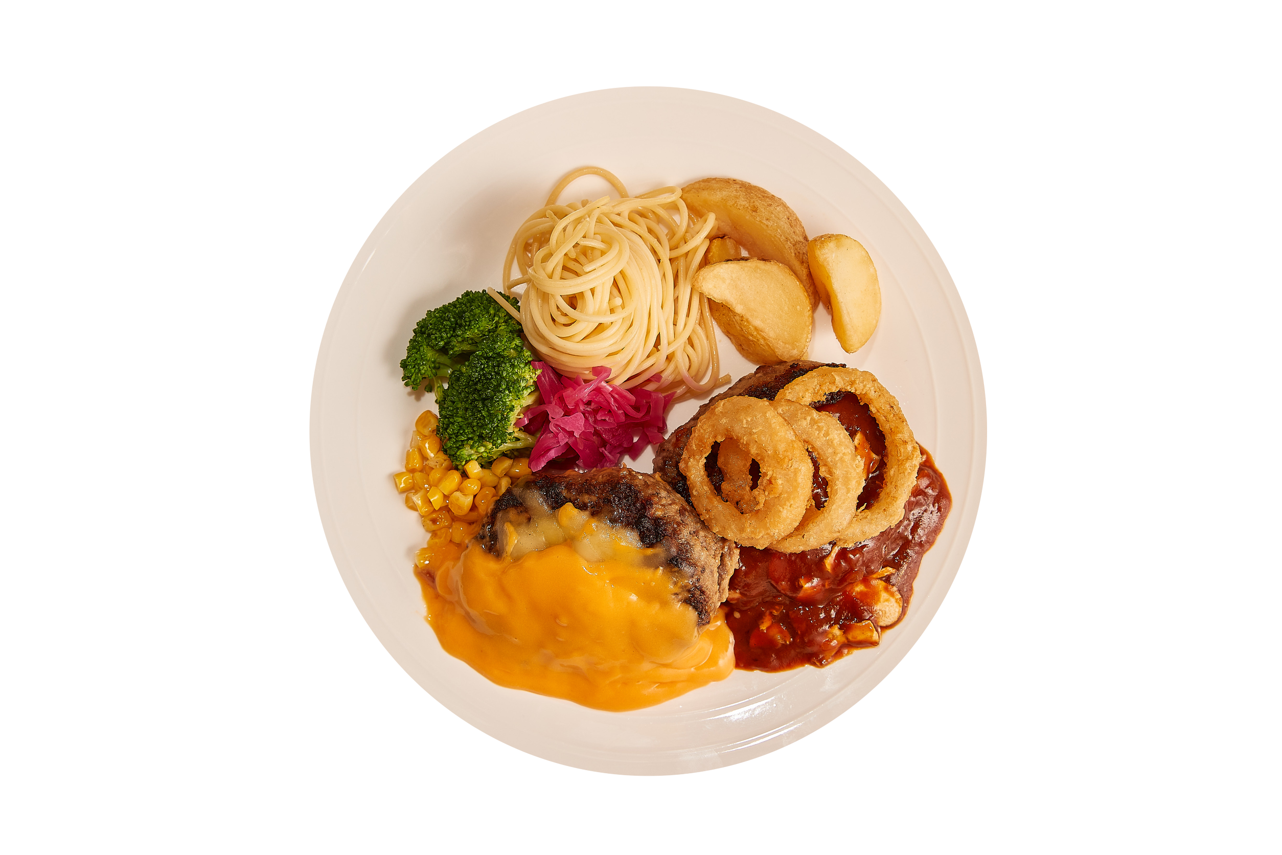 ダブルバーグ 2,690円（ドリンクバー付き）