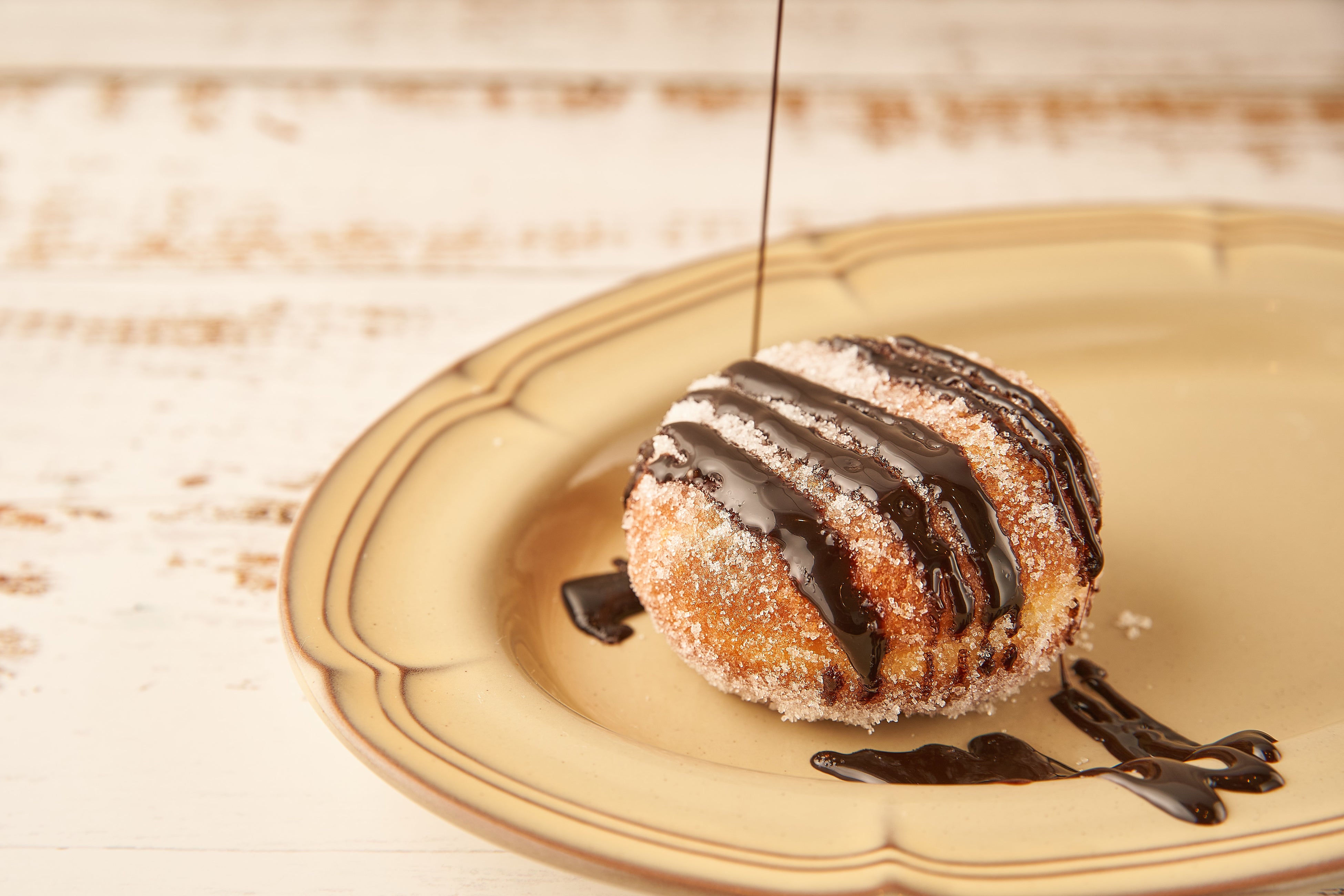 マラサダ　ハワイアンホーストチョコレートソース付き