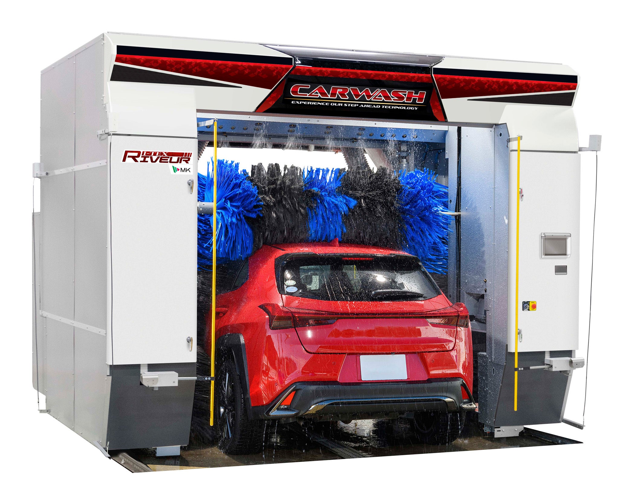 新搭載のカラータッチパネルで操作性アップ！ドライブスルー洗車