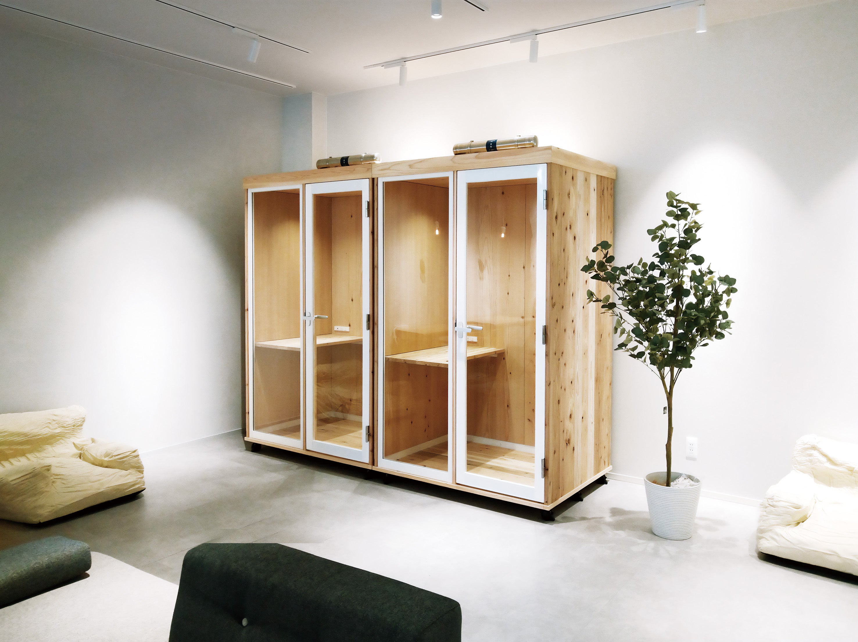 木製』の個室ブース「MOKU CUBE（モクキューブ）」の新モデルを発売