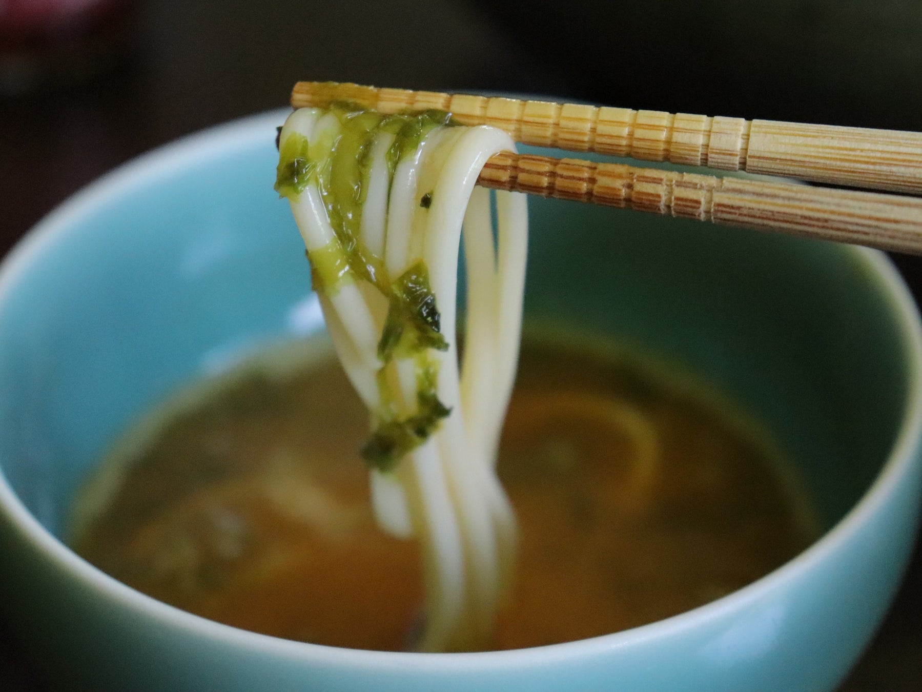 シンプルな卵タレで食べるのが五島流