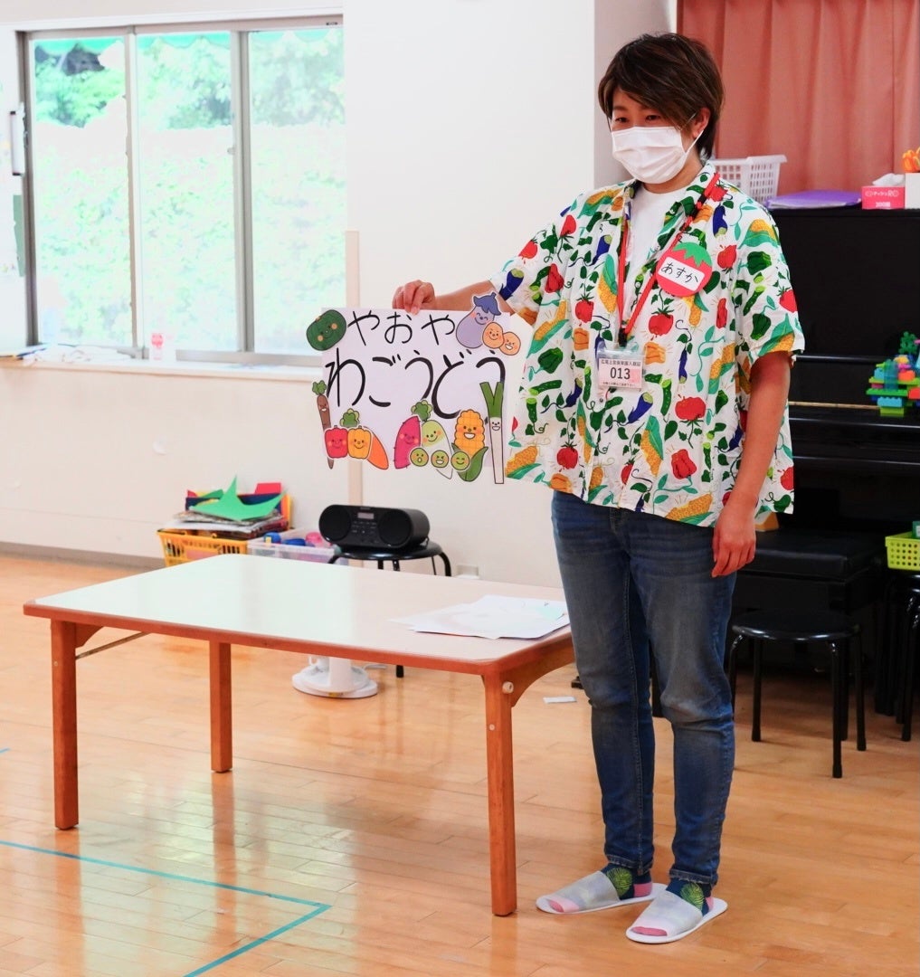 渋谷区の保育園にて食育の実施（代表の清水）