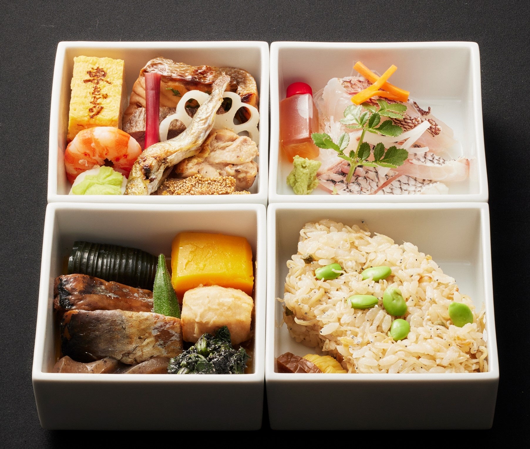 昨年の陶箱弁当