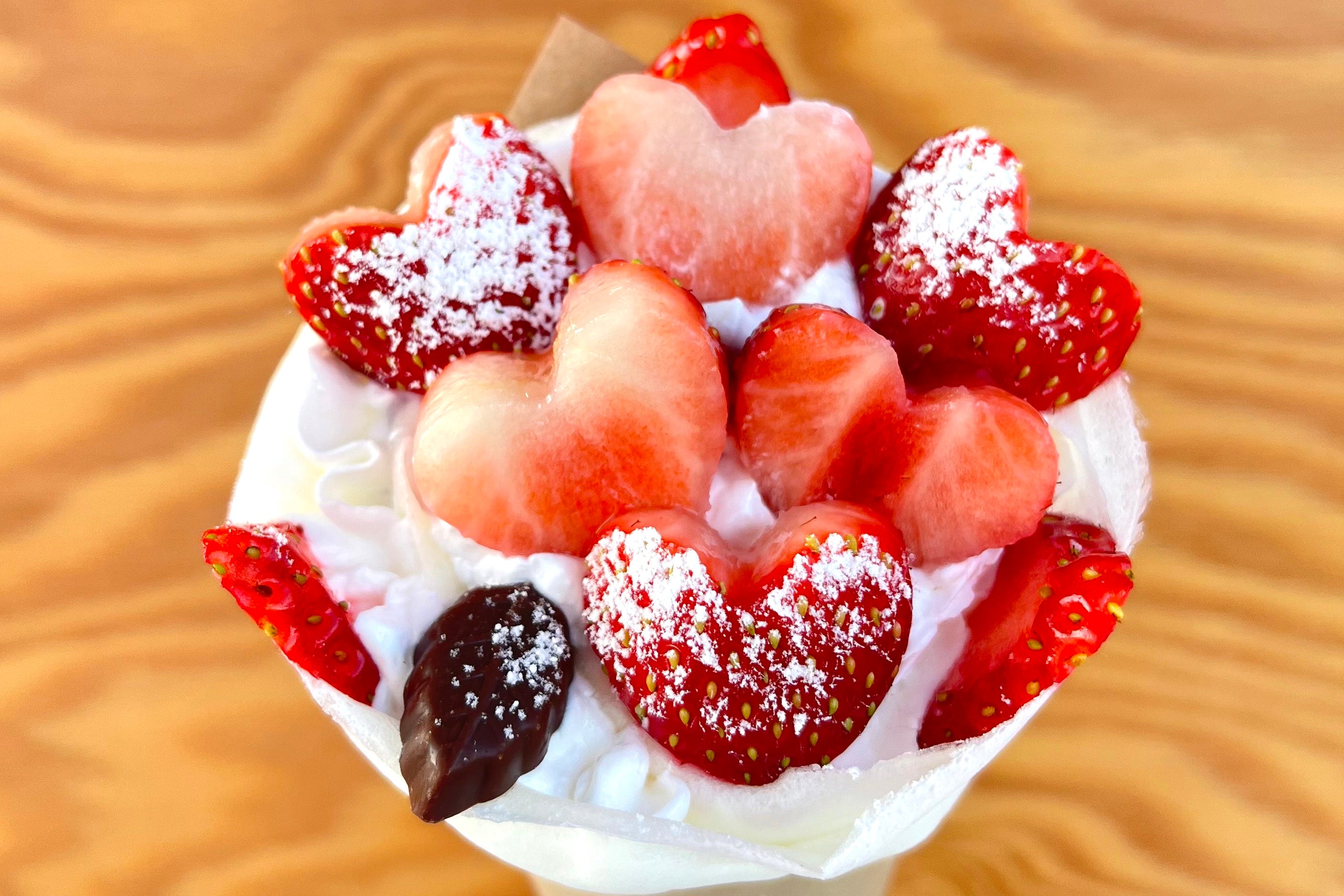 しろのはち。オリジナルクレープ※写真はイメージです。掲載内容は予告なく変更になる場合があります