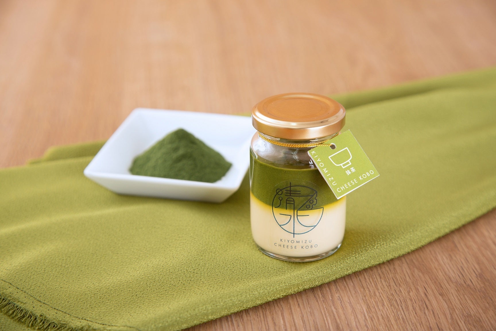 清水チーズ工房「抹茶ボトルチーズケーキ」※写真はイメージです。掲載内容は予告なく変更になる場合があります