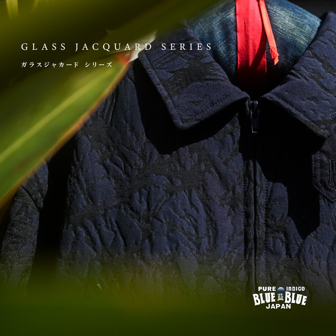 【BLUE BLUE JAPAN】ガラス柄をジャカード織りで立体的に表現したジャケット、トラウザーズ、スカートが登場