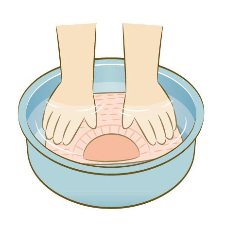 洗い方_押し洗い