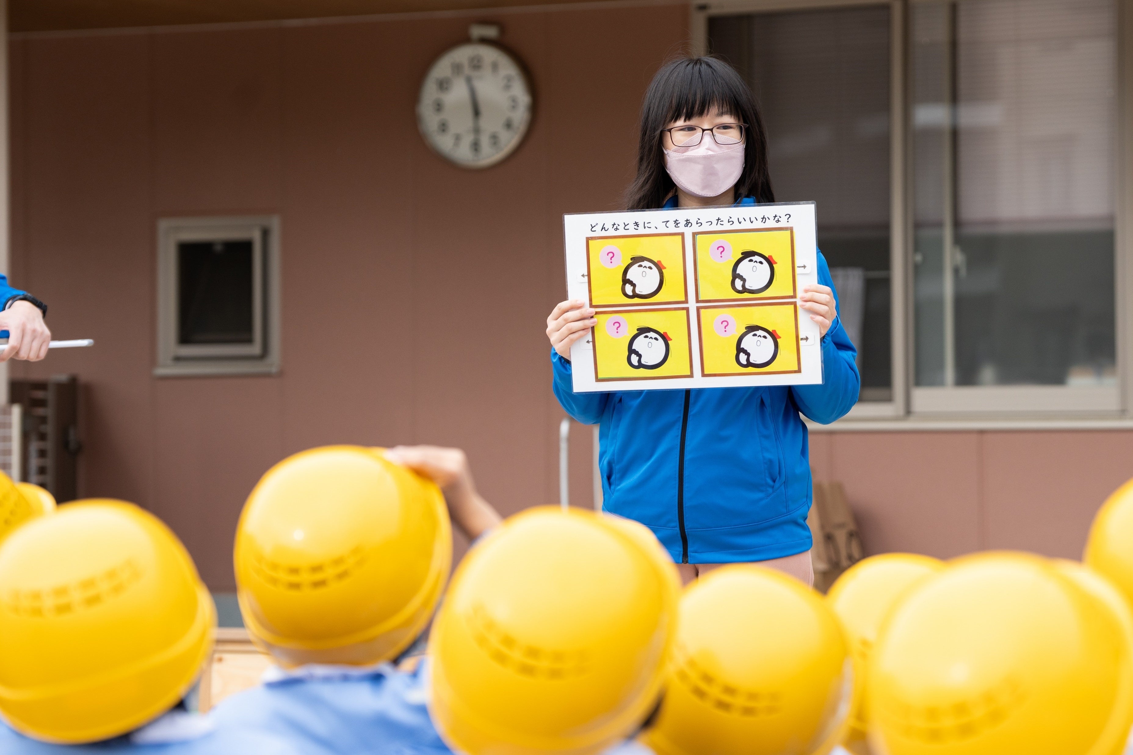 手洗い教室の様子