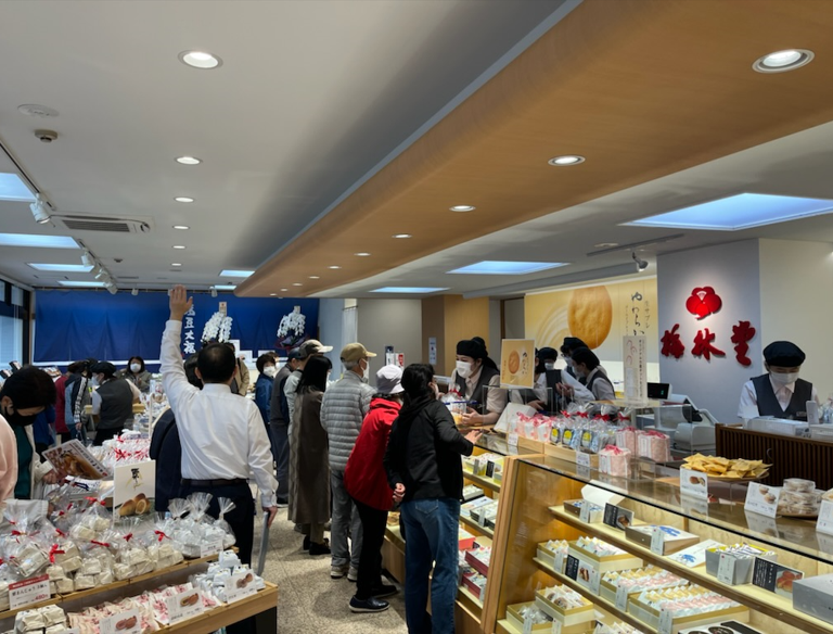 梅林堂東大和店の様子