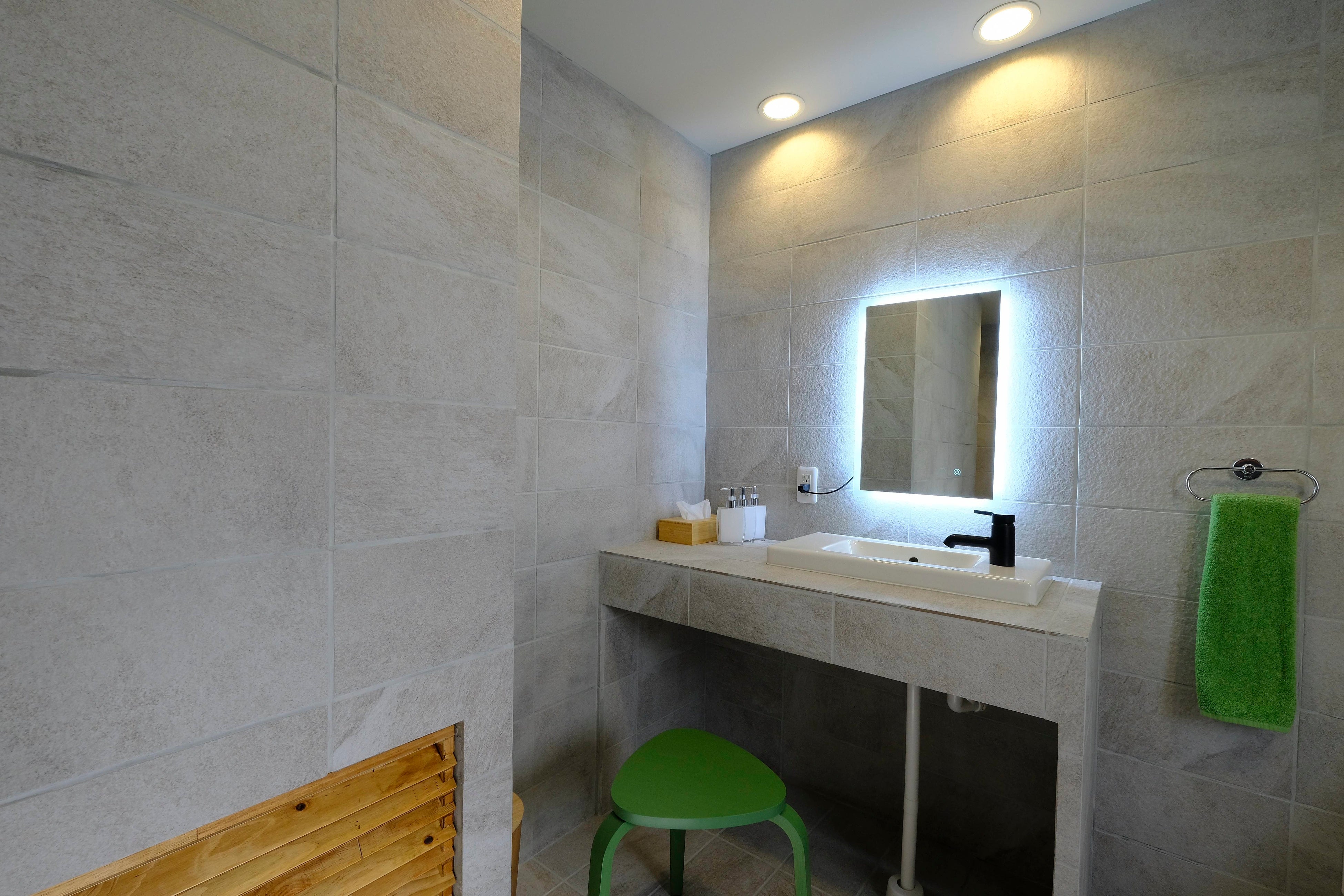 360ジム 内観 パウダールーム