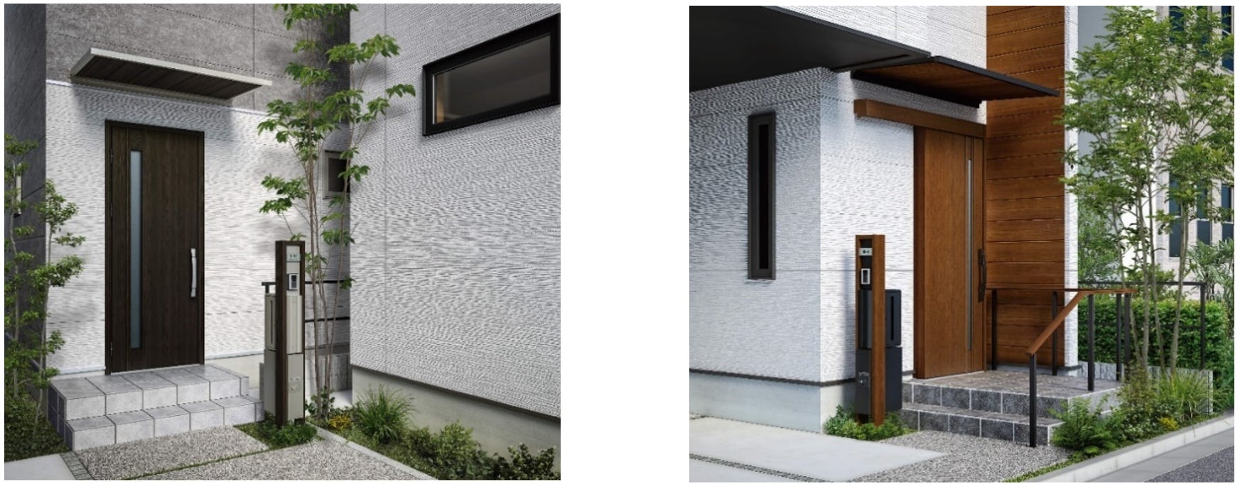 狭小地に対応可能なサイズ設定「シンプレオ 宅配ボックス2型 狭小地に対応可能なサイズ設定「シンプレオ 宅配ボックス2型