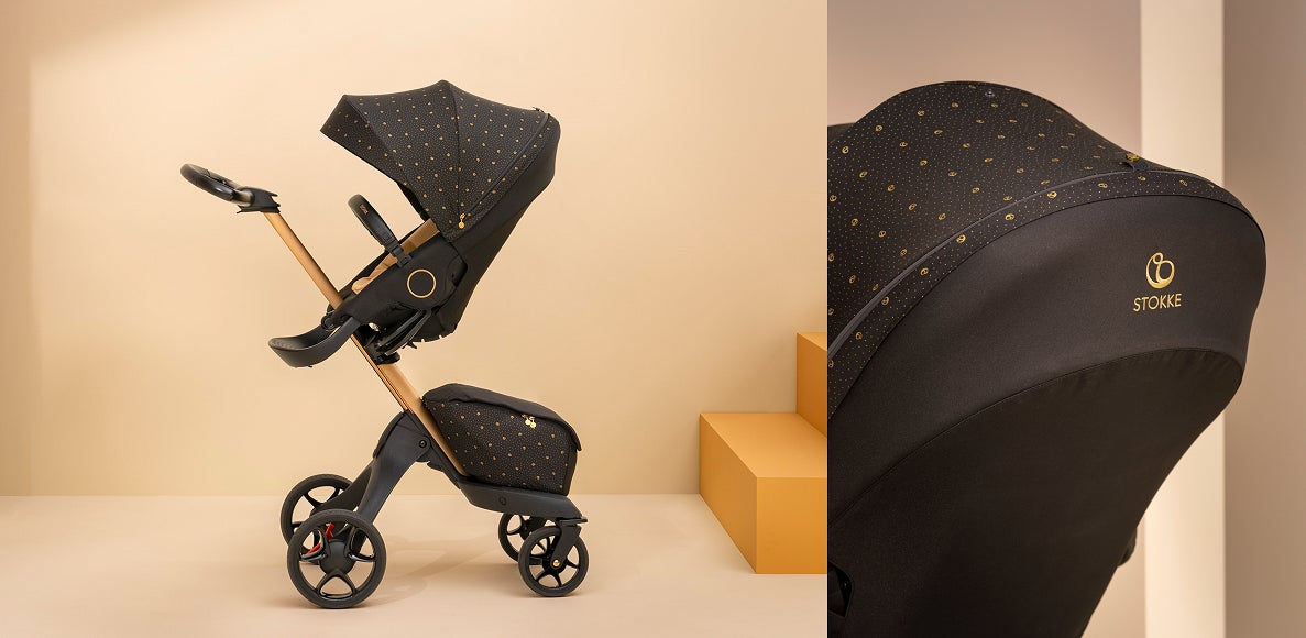ストッケ STOKKE エクスプローリー XPLORY V5 ハイクラスモデル 独自のハイシートとシルエットで注目を集めるストローラー