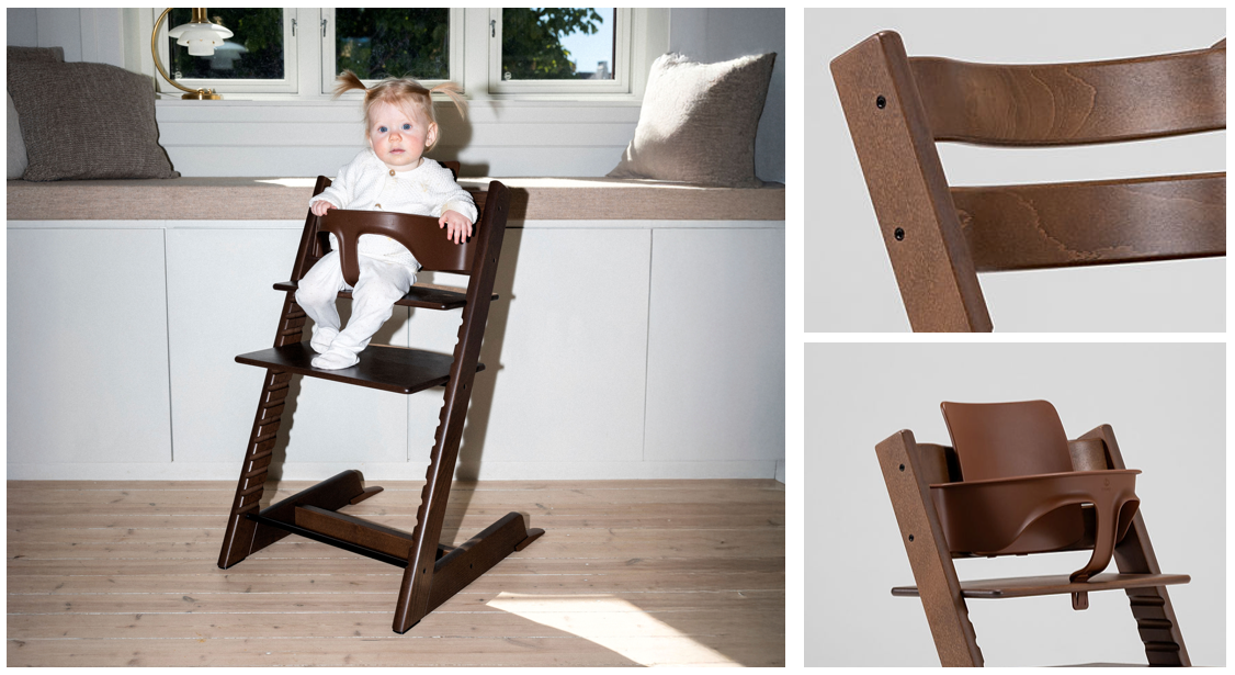 STOKKE TRIPP TRAPP ハイチェア キッズチェア ブラウン 焦げ茶 Stokke Tripp Trapp Chair Oak – Juvenile Shop