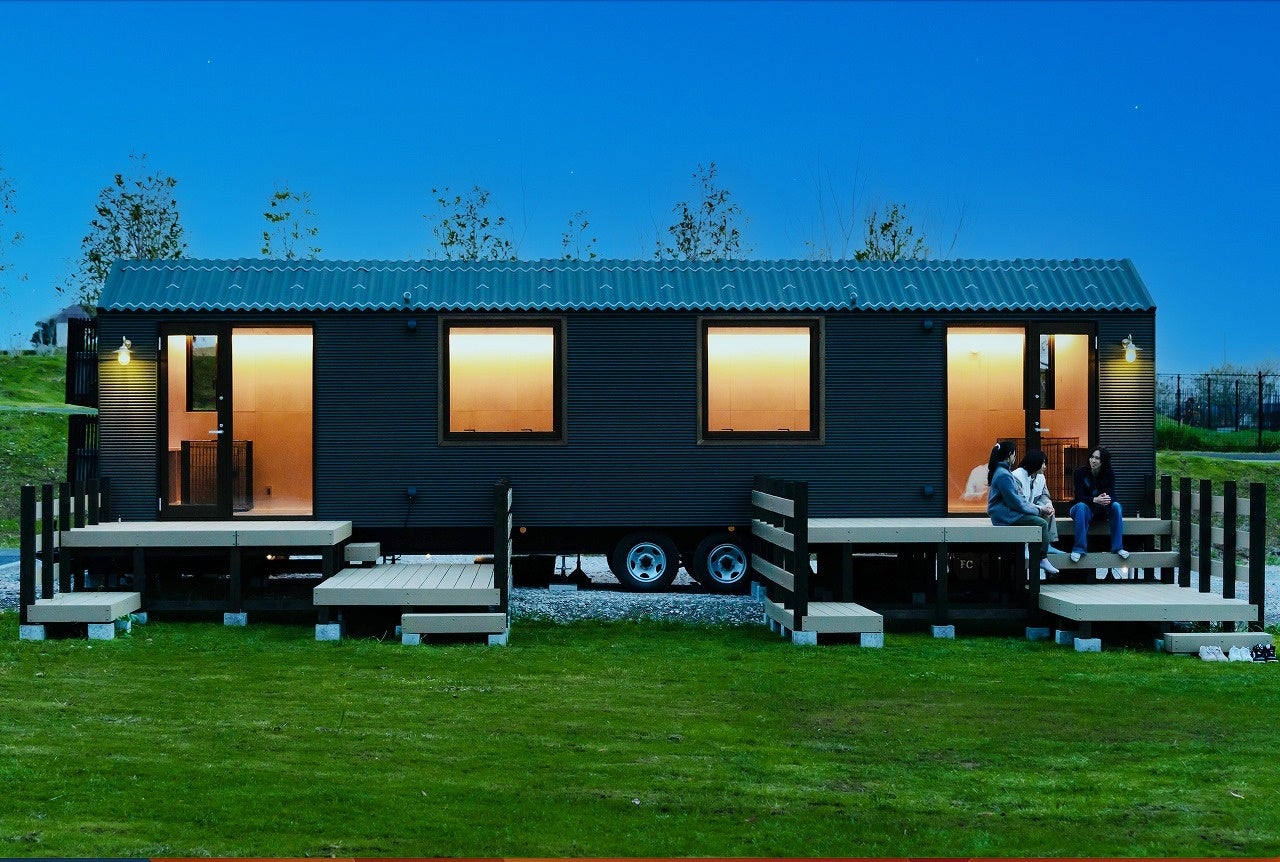 森のキャビン　外観