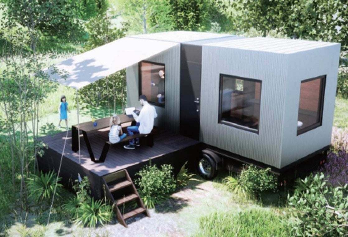 未来パネル採用でデザイン性と断熱性を実現させた 高性能デザイントレーラーハウス Cube Base を東京インターナショナル ギフト ショー春22に初展示 株式会社エリアノのプレスリリース 未来パネル採用でデザイン性と断熱性を実現させた 高性能デザイントレーラーハウス Cube Base を東京インターナショナル ギフト ショー春22に初展示 株式会社エリアノのプレスリリース