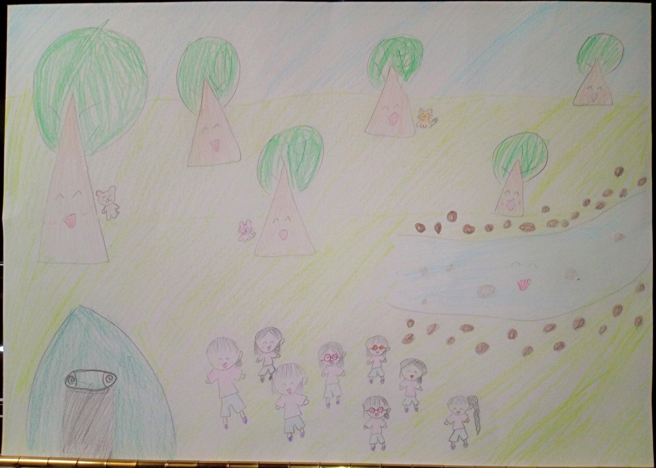 「いろんな子と友達、仲良し」 長崎県、9歳