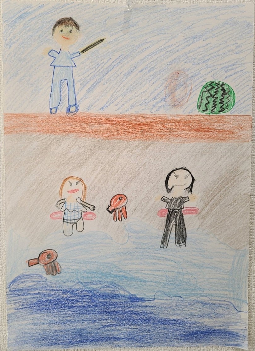 「夏の思い出」 大阪府、6歳