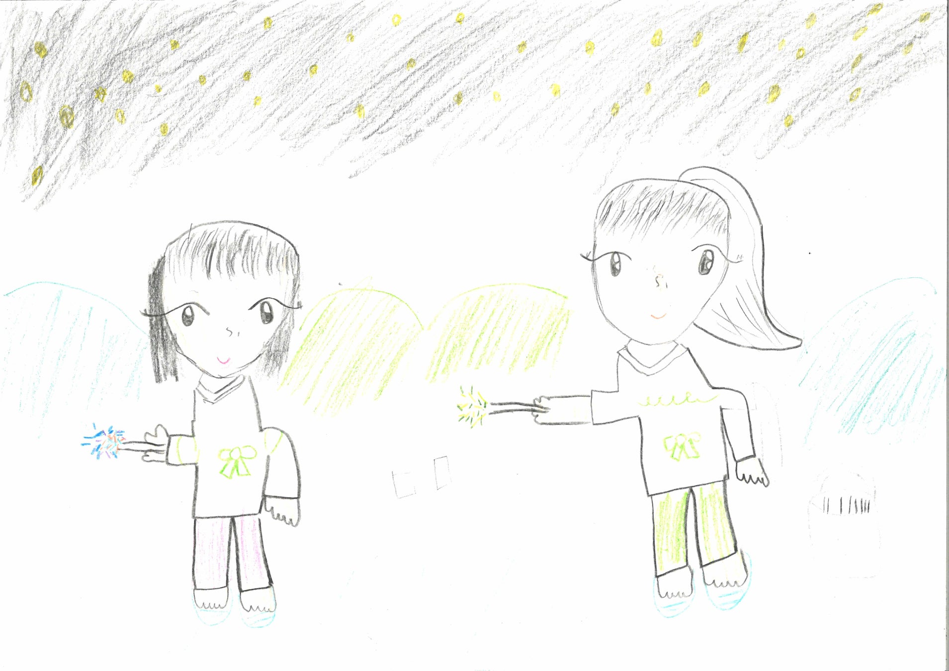 「花火」 大阪府、7 歳