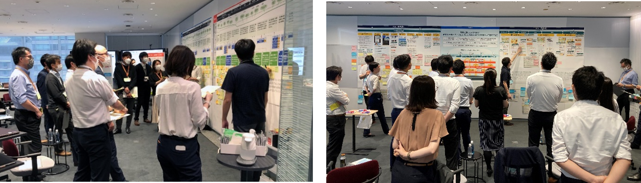 先行して実施したアイデア検討ワークショップの様子