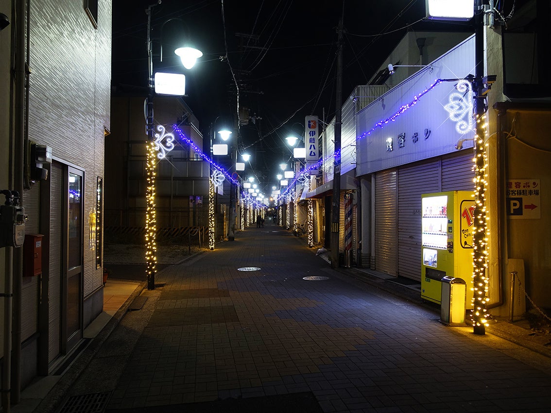 諏訪森商店会イルミネーション