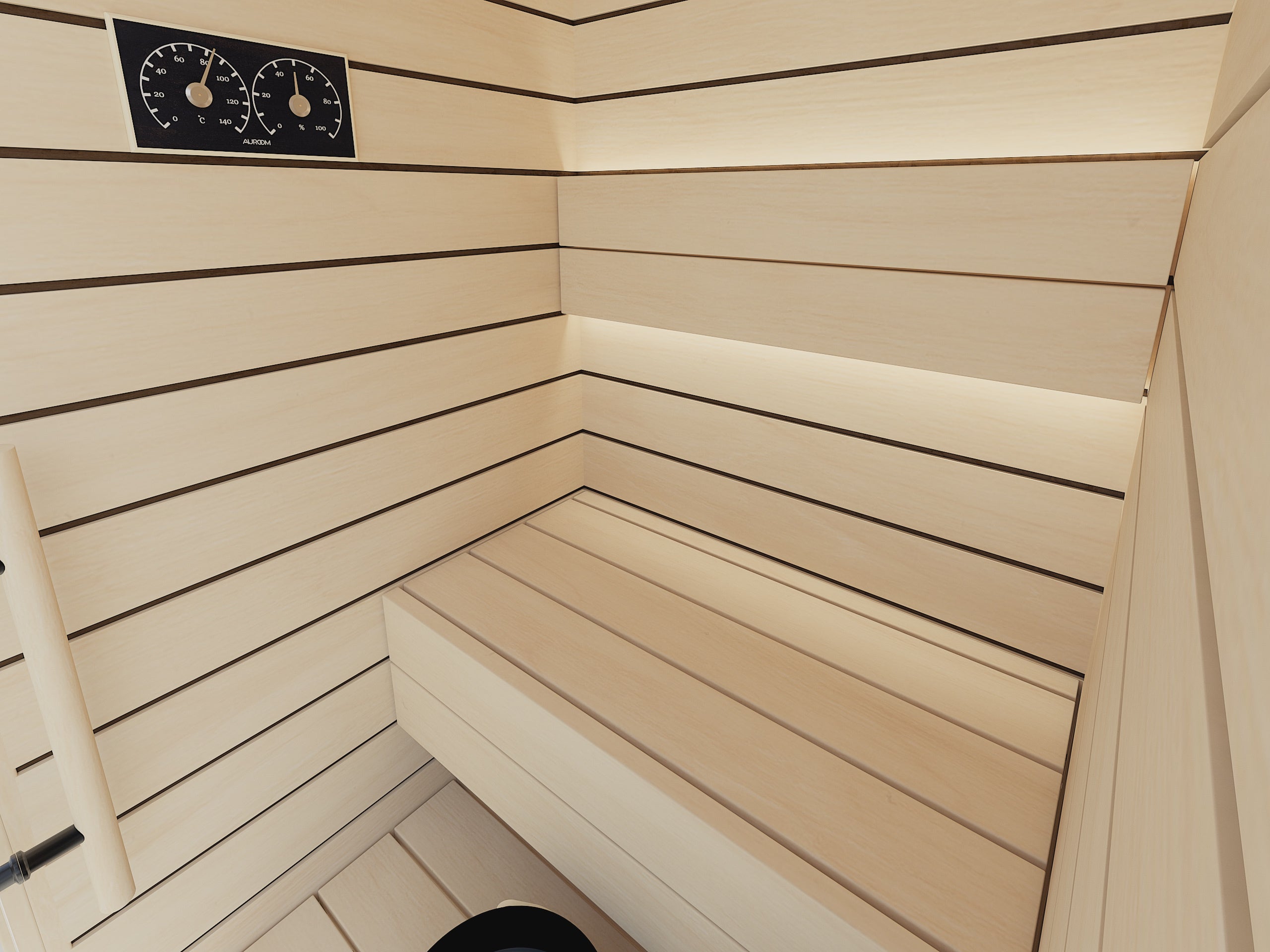 Auroom Lumina Mini Off-Whiteモデル（内部）