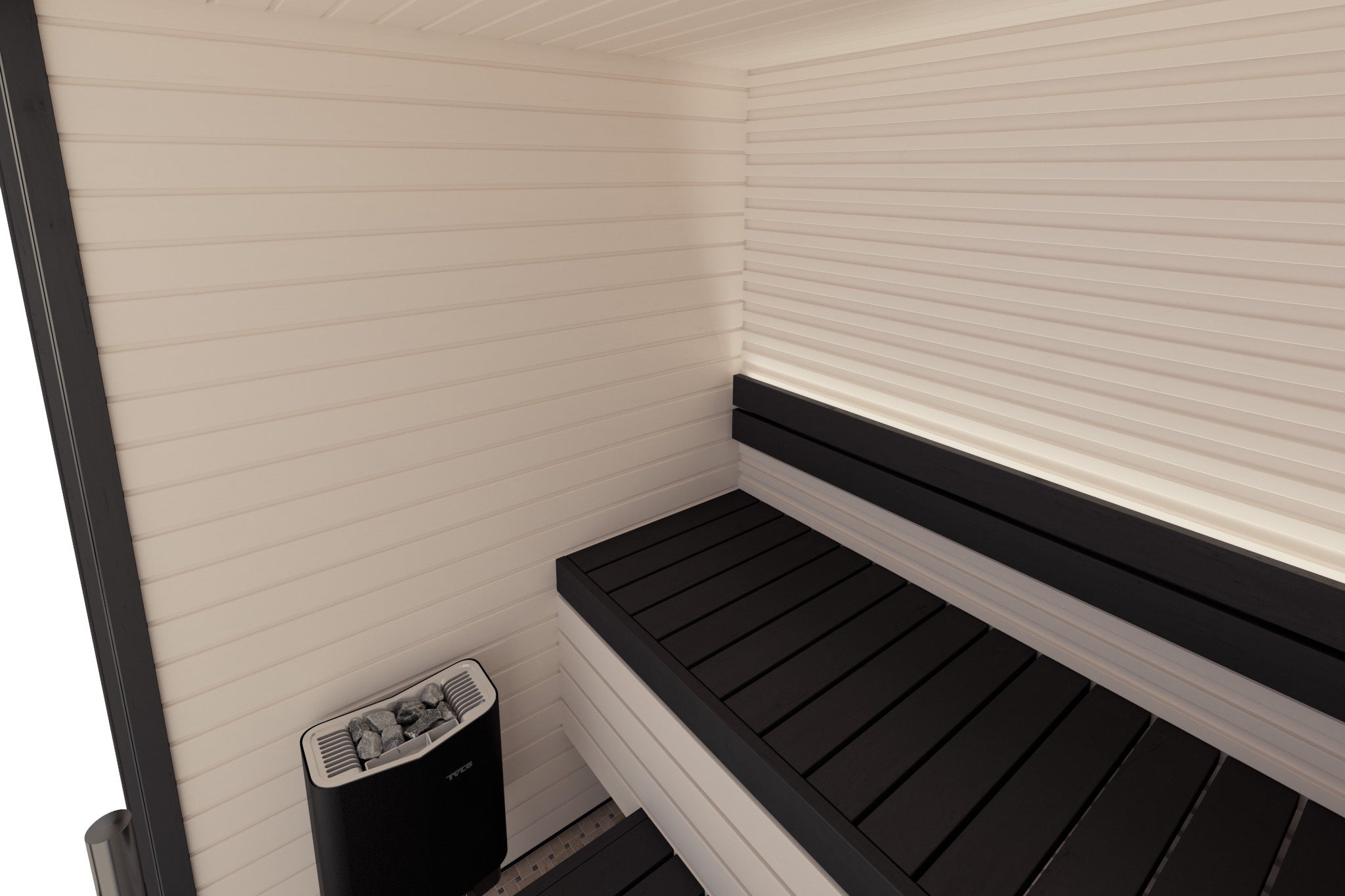 背面にはLEDライトが映える”STEPプロファイル”を採用