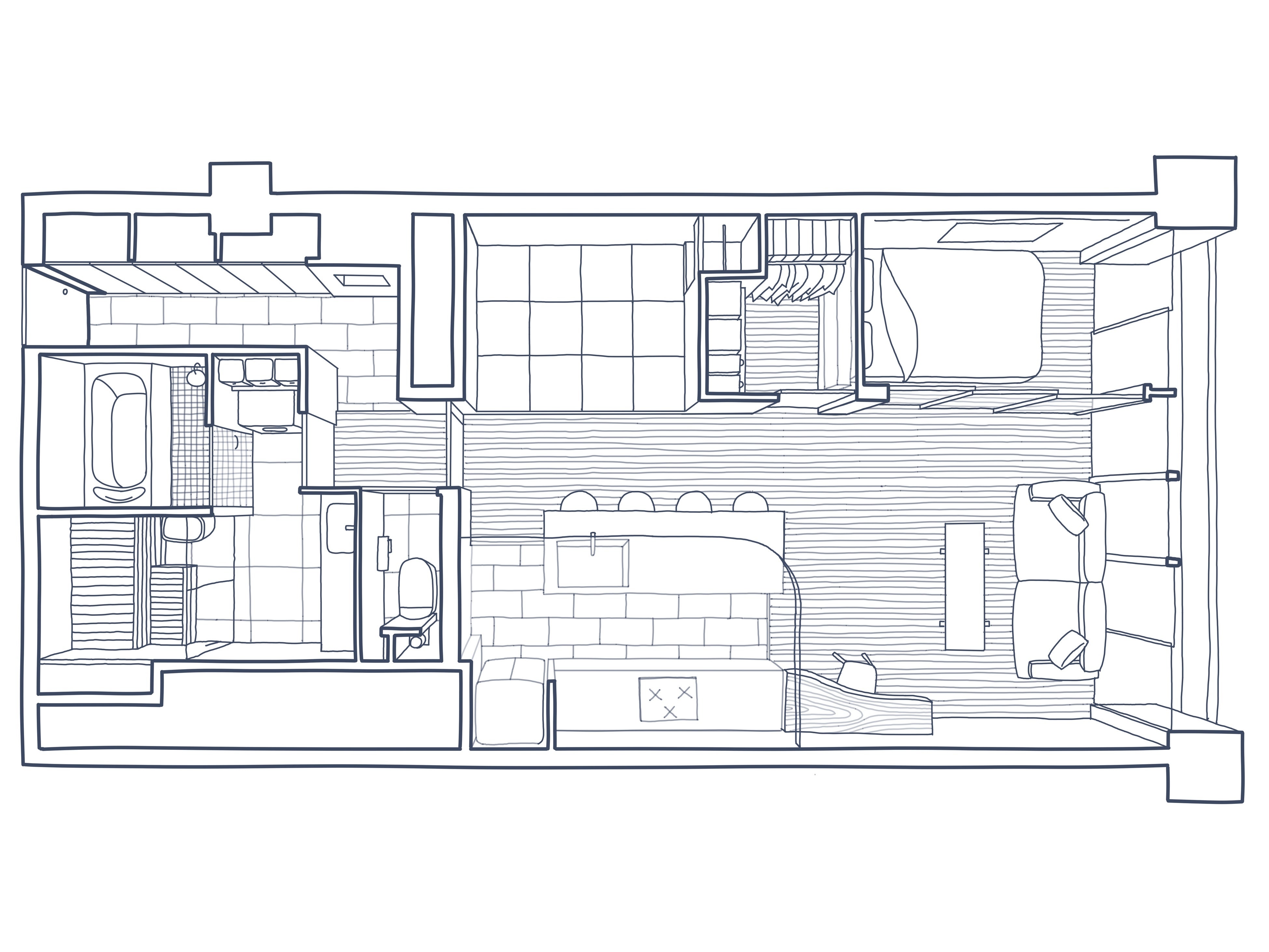 物件の間取り図