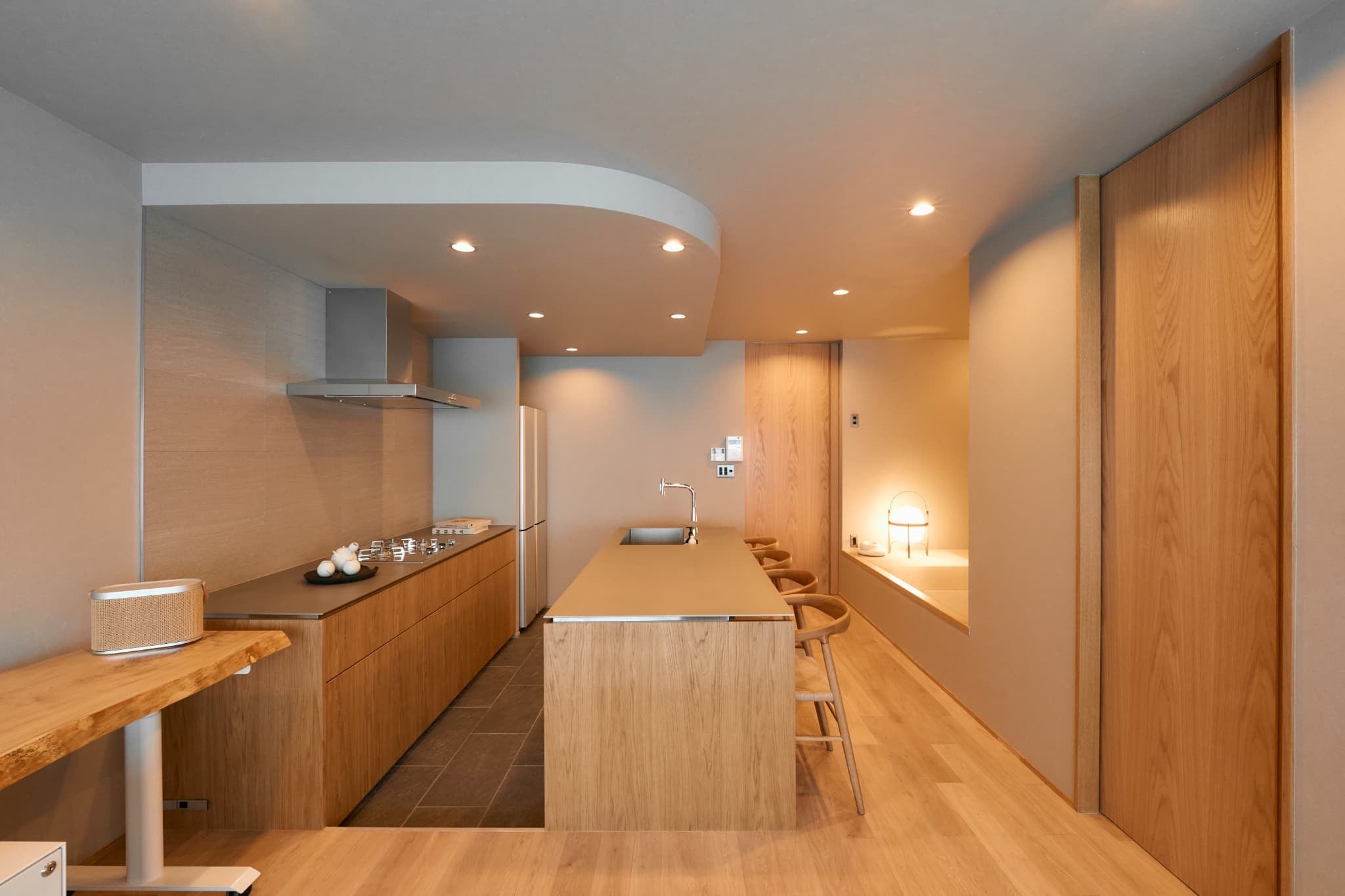 コミュニケーションの取りやすさを考えたキッチン