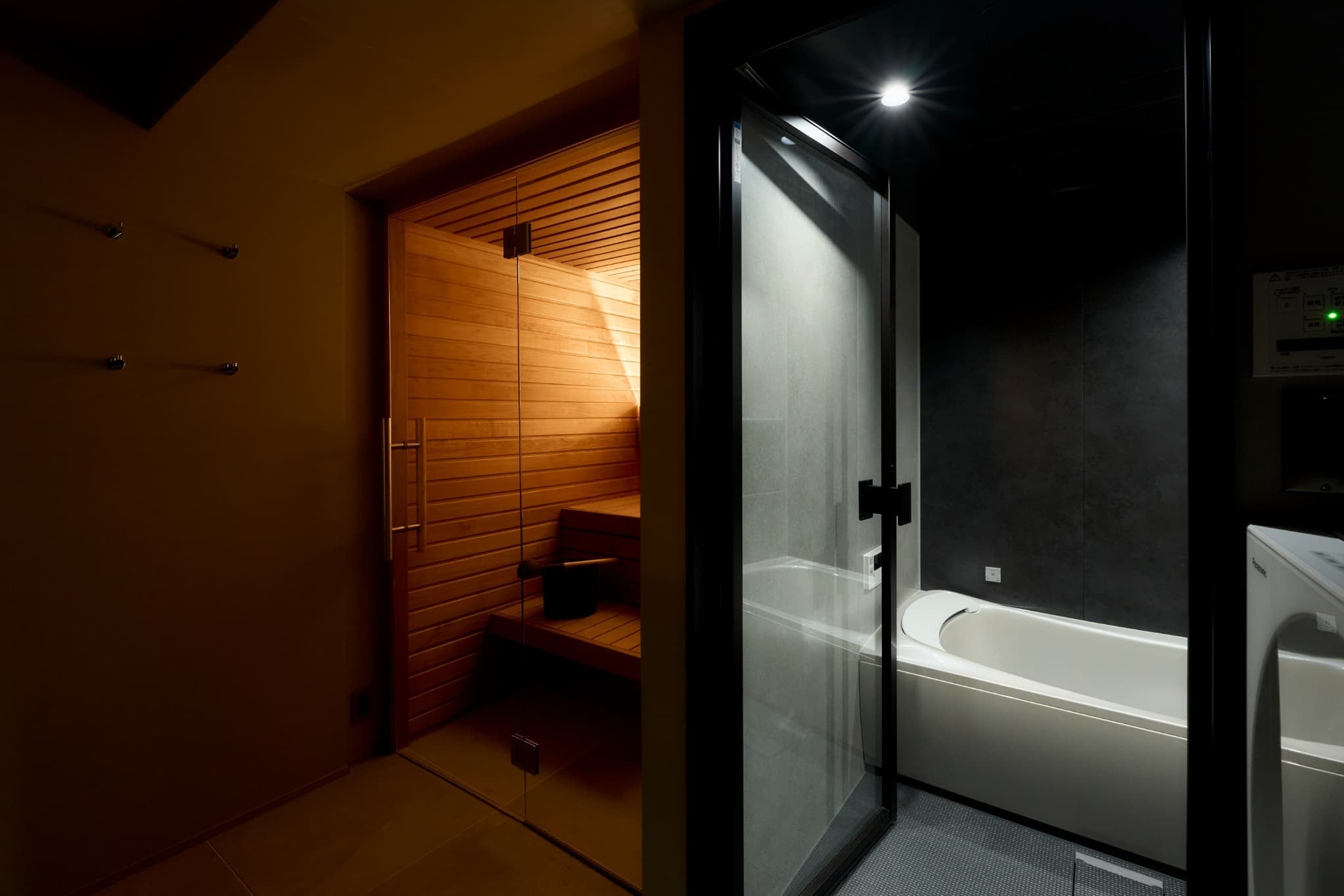 サウナと浴室が隣接