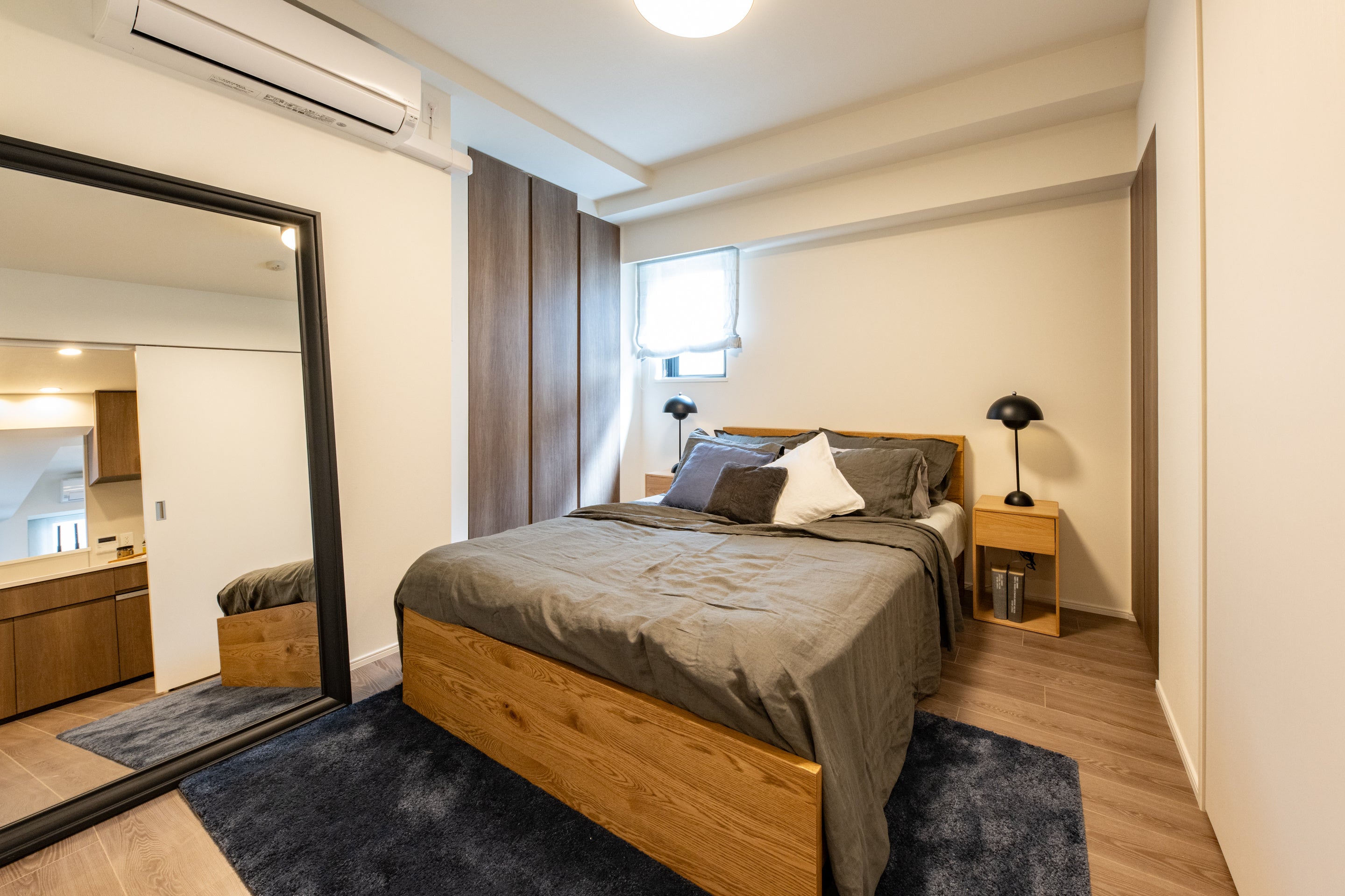 サウナ付き住戸のベッドルーム