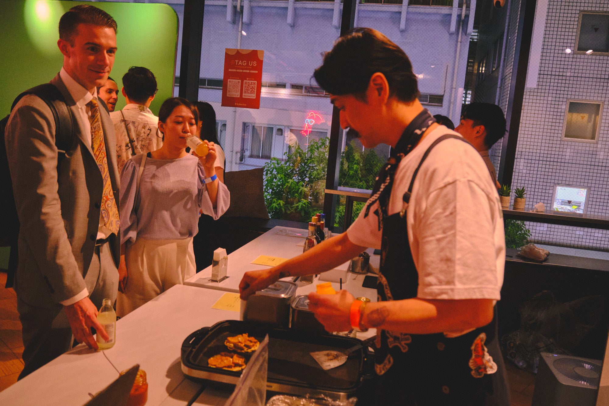 フリーランスのタコス屋による出店
