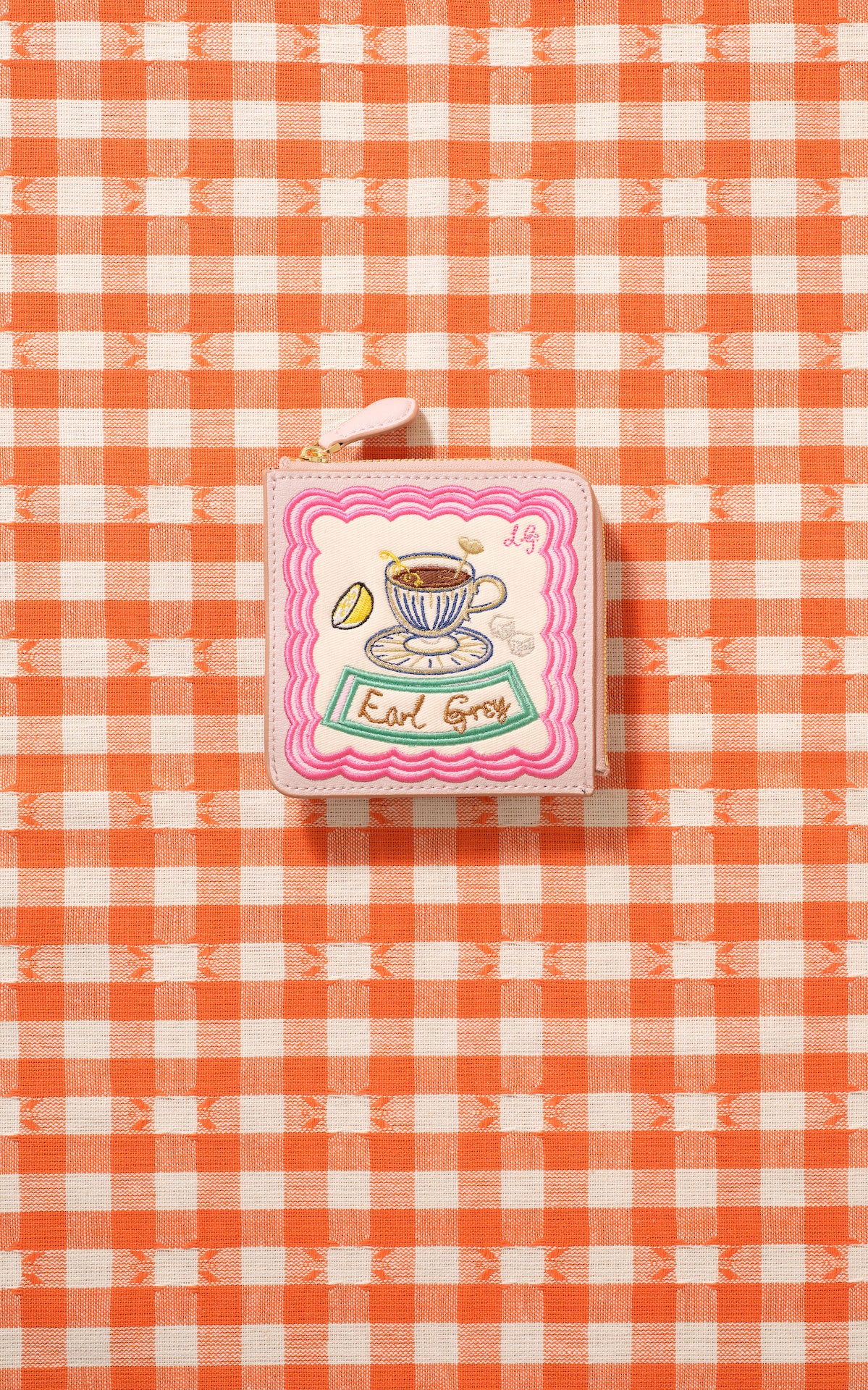 EARL GREY SQUARE COIN PURSE （ブラッシュ）￥13,000