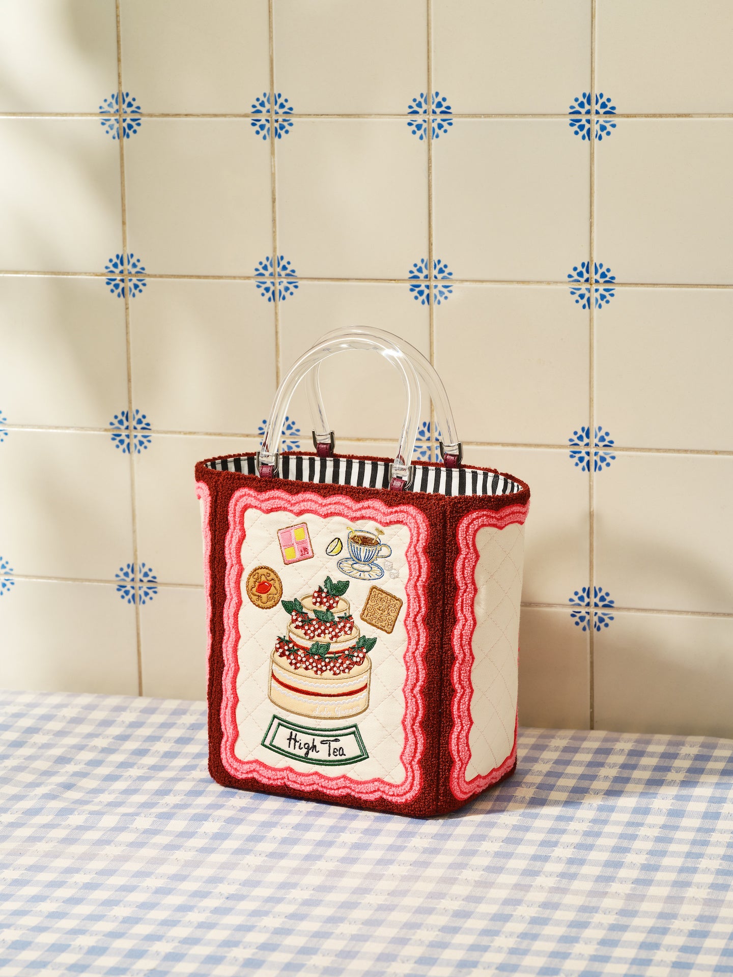 PEONY HIGH TEA MEDIUM BIBI TOTE （ピオニー）￥37,000