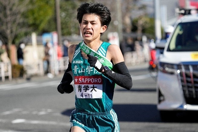 写真／月刊陸上競技　４年主将　飯田（青山学院大）