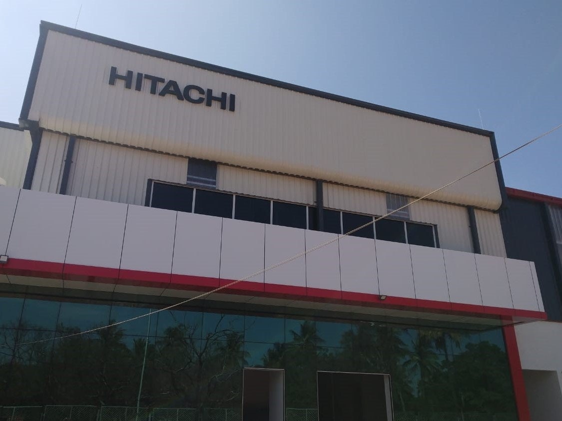 新設した工場の外観