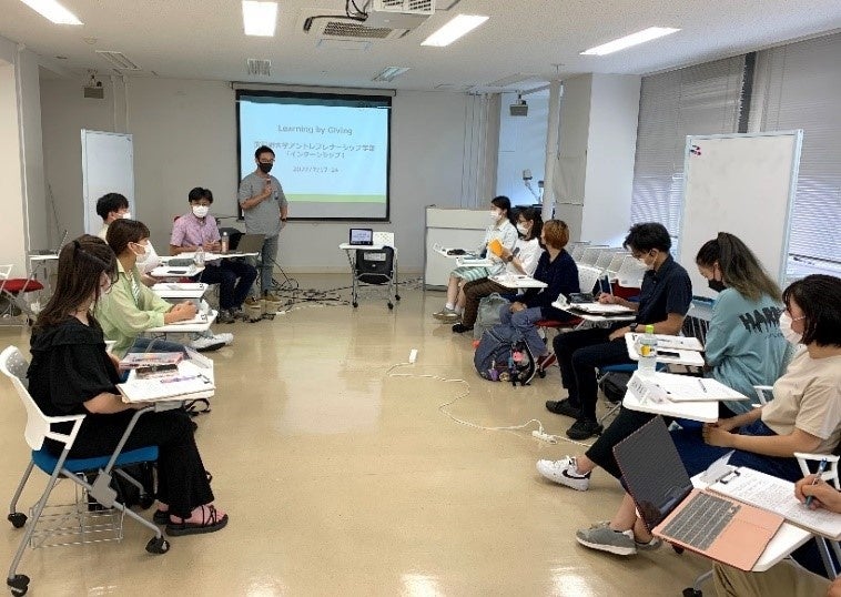 7月の寄付講座(LbG大学版モデル)実施の様子